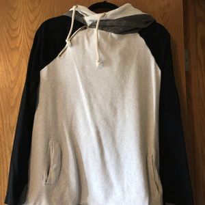 Double Zip Pullover Hoodie
